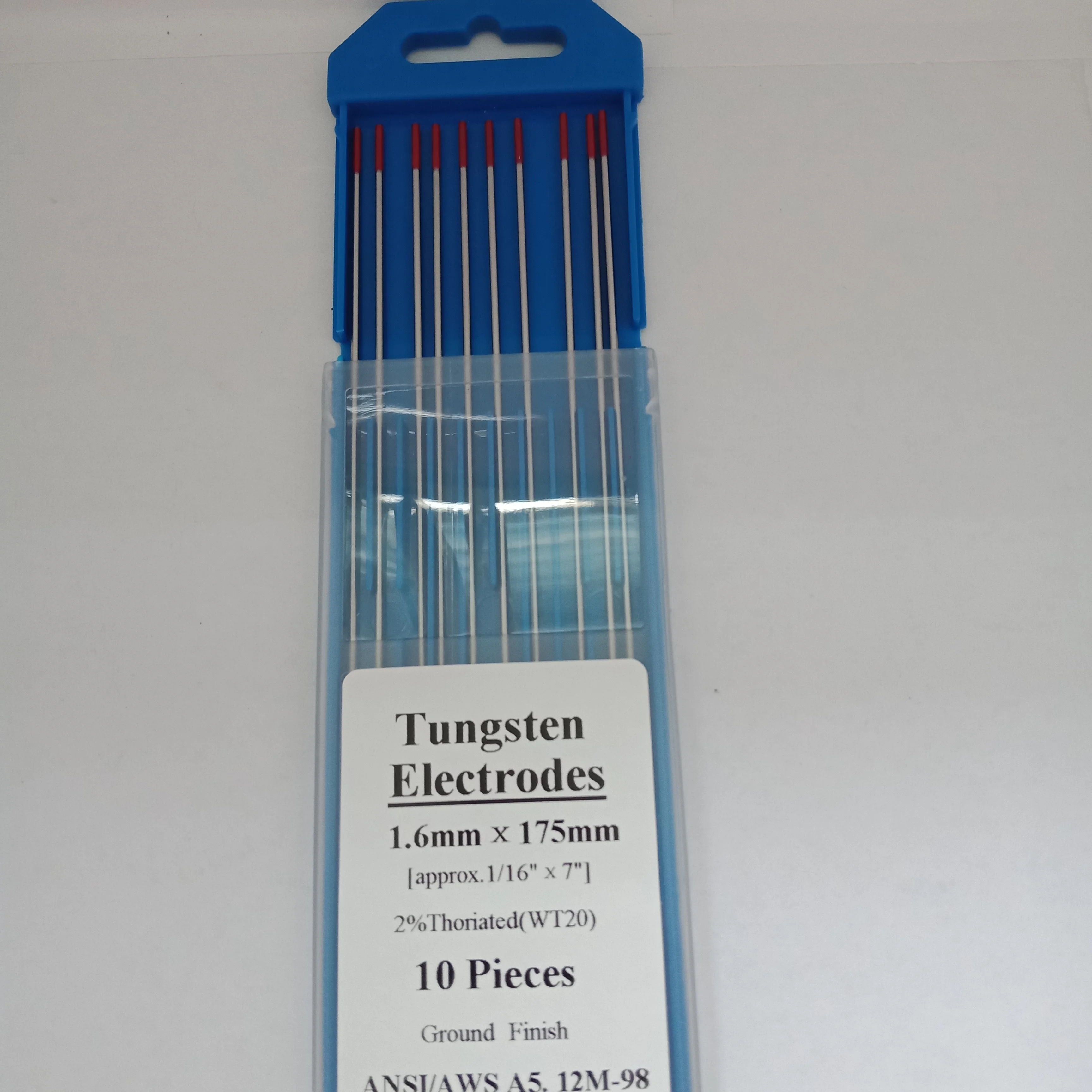 WT20 1.6*175MM Tungsten Bar ForTig Welding