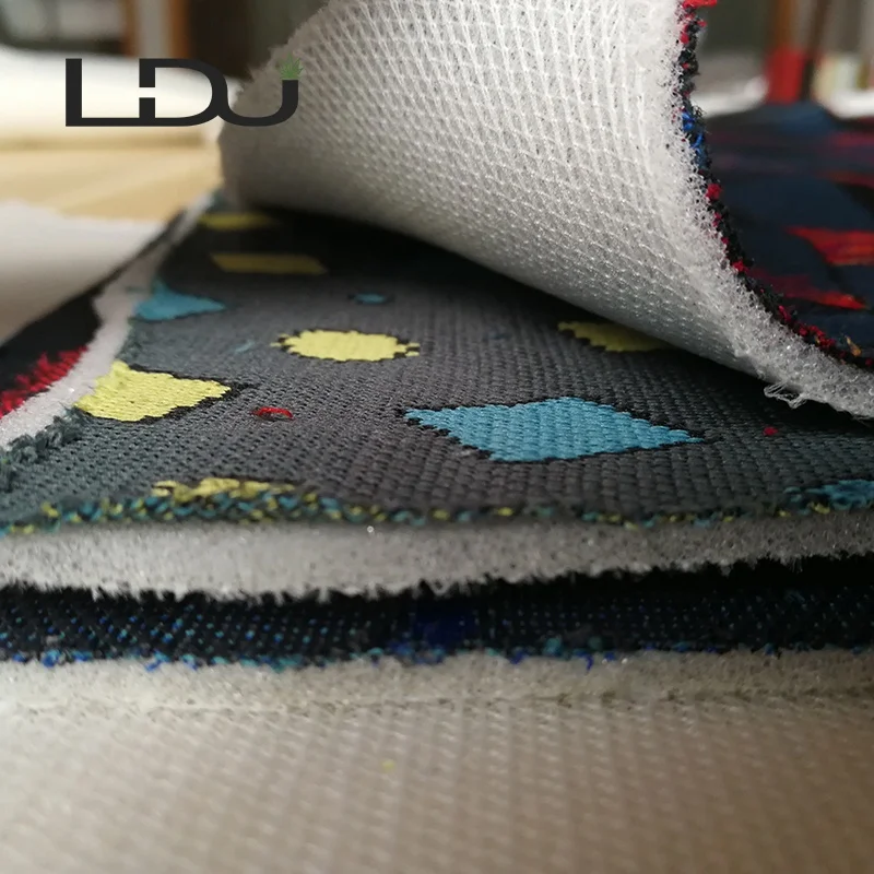 
Laminated Soft Textile Sofa Car Seat Upholstery Organic Cotton Mesh Fabric 