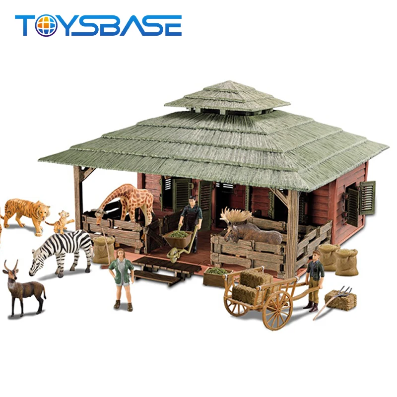 Mini Educational Kids Models Plastic Toy Wild Animal Set