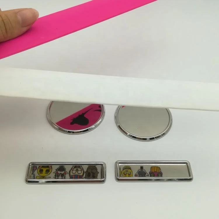 Custom Metal Stamping Engraved Plain Silver Gold Rectangle Circle Metal Blank Coins s