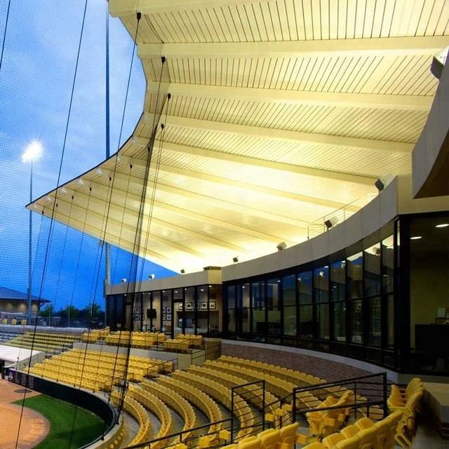 
Prefabricated Stadium Bleachers Roof Tensile Membrane Structure 