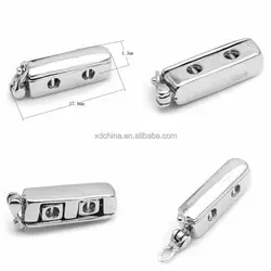 XD S882-873-960 Custom Logo Engraved 925 Sterling Silver  Clasps  925 siver Necklace buckle   Firm bracelet buckle