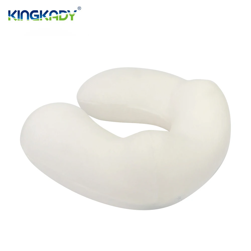 KINGKADY Luxury Adjustable Head Restraint Car Neck Travel Memory Foam Pillow