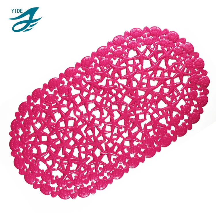 Customized anti slip mat Bathroom tub non slip mat pvc bathroom  mat