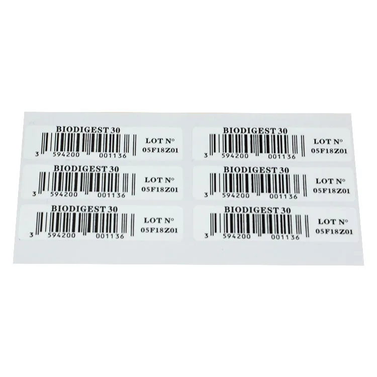 Excellent serial number sticker labels adhesive fabric sticker label