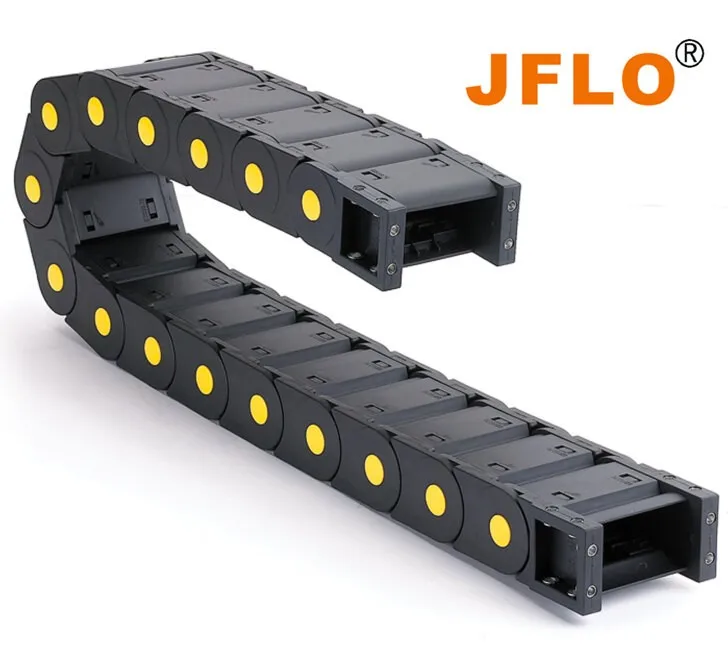 JFLO окружающей пластик жгут цепи, нейлон кабельные цепи закрыть тип