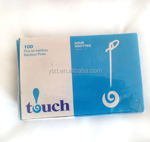 Japanese Disposable Bamboo Toothpicks 10000 pcs/box(2.0*65mm) for Sushi