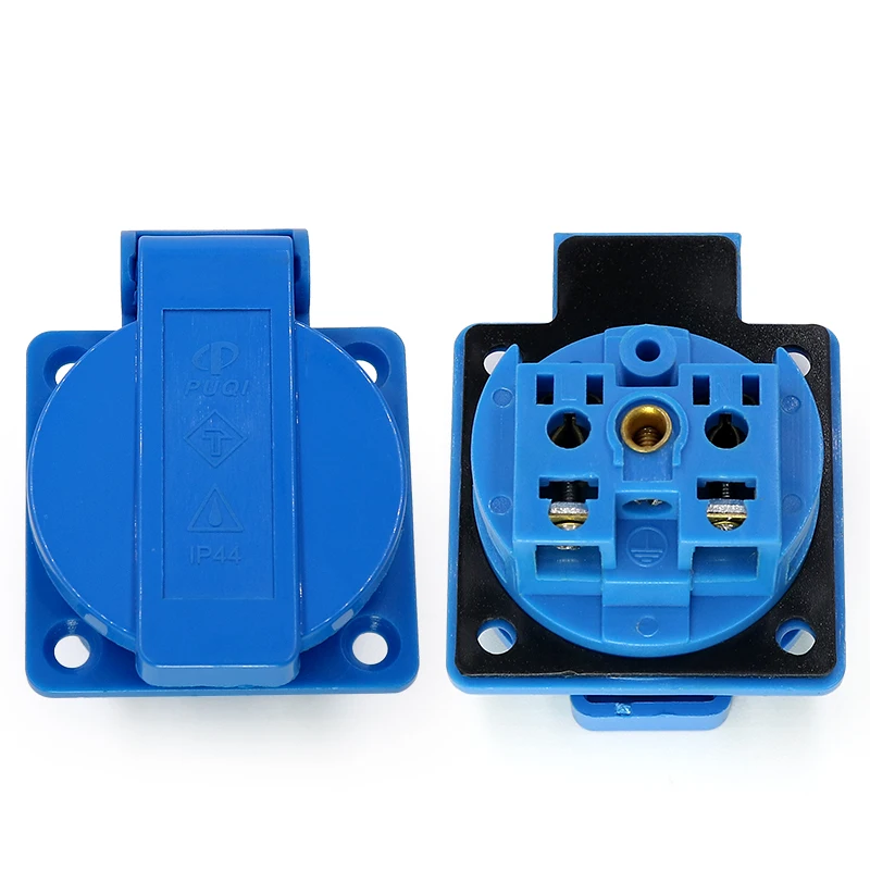 IP44  Germany Waterproof socket Outlet European receptacle 16A 250V