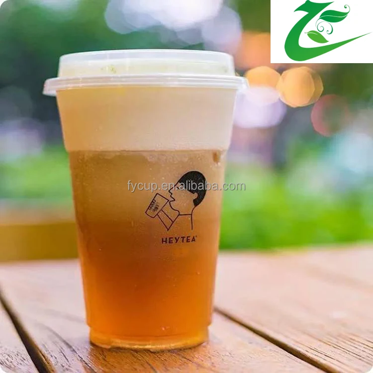 disposable clear plastic snack cup with lid, icecream cone milkshake pudding tumbler mug glass multi-functional container