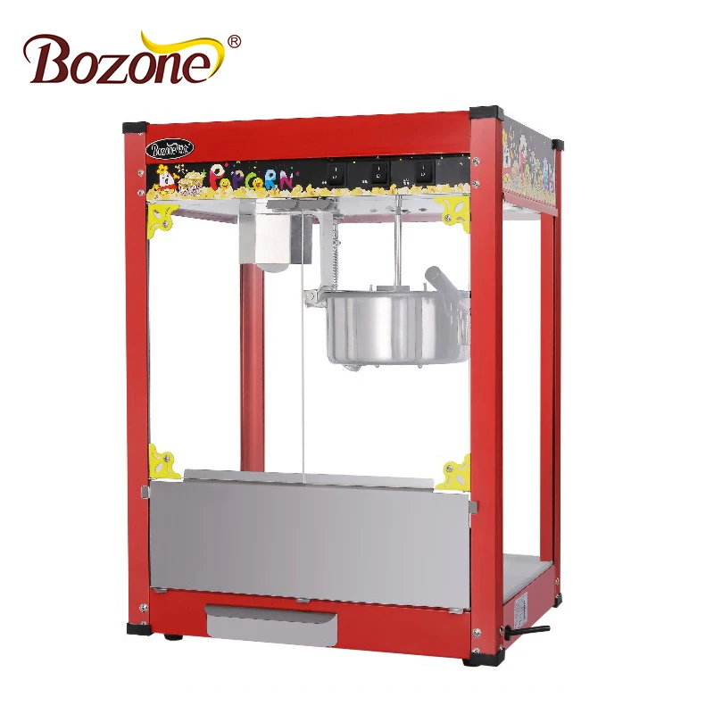 EB-061A 8 OZ CE Professional Industrial Popcorn Gas Making Machine, Commercial gas popcorn machine