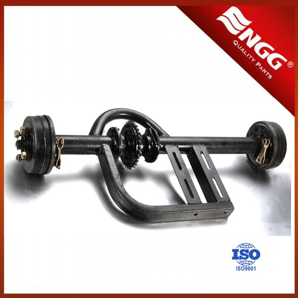 rear axle assembly for tricycle