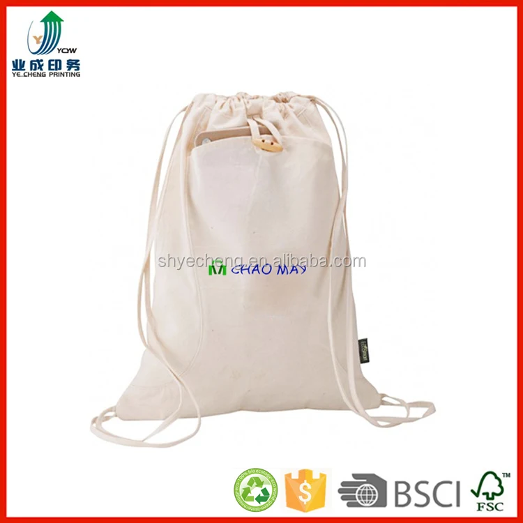 
custom drawstring cotton bags, high quality cotton drawstring backpack, wholesale canvas drawstring bag 