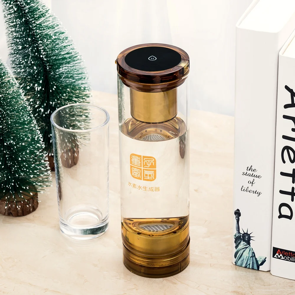 Intelligent Portable Magnetic Resonance Energy Cup Japan Ion membrane SPE electrolyte hydrogen water bottle large capacity 500ml