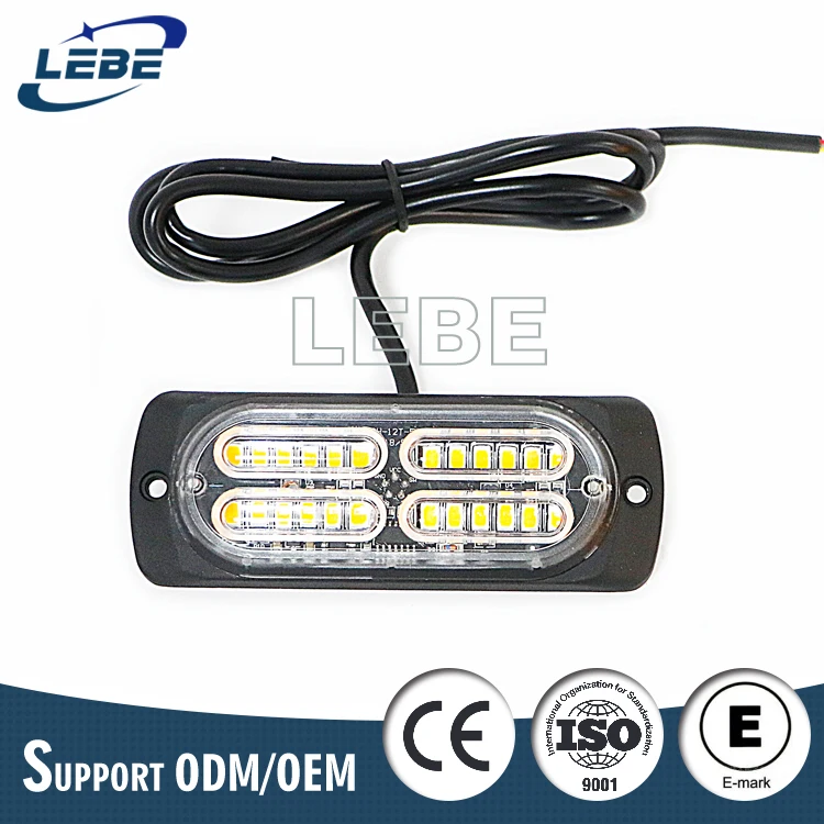 12LEDs emergency vehicle led strobe light flash strobe light