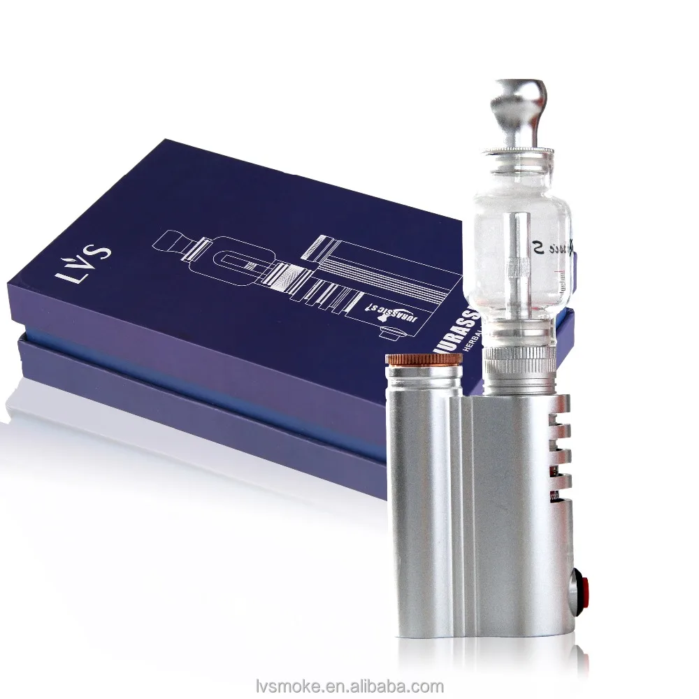 
Portable dab rig glass water pipe smoking for wax and dry herb Jurassic S1 