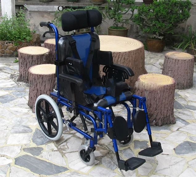 THR-CW958L Rehabition equipment cheap recliner standing wheelchair for cerebral palsy children