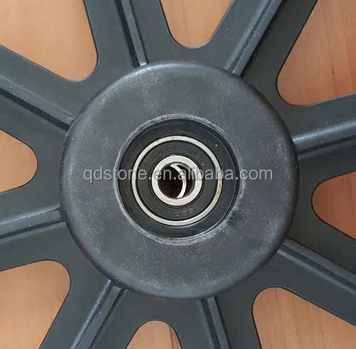 24x1 3/8 solid polyurethane foam wheelchair rear wheel 24 inch