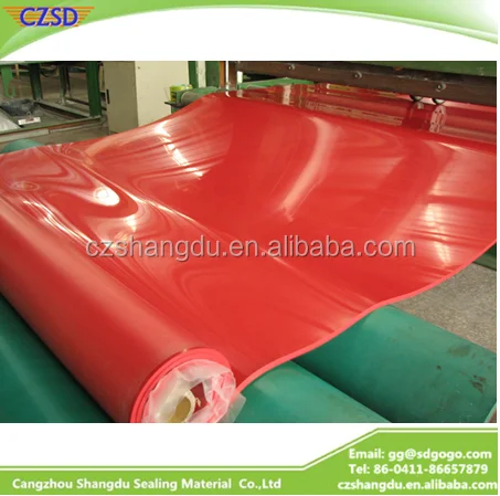 SD Natural Red Rubber Sheet / Red Natural Rubber Sheet, View 6mm rubber sheet
