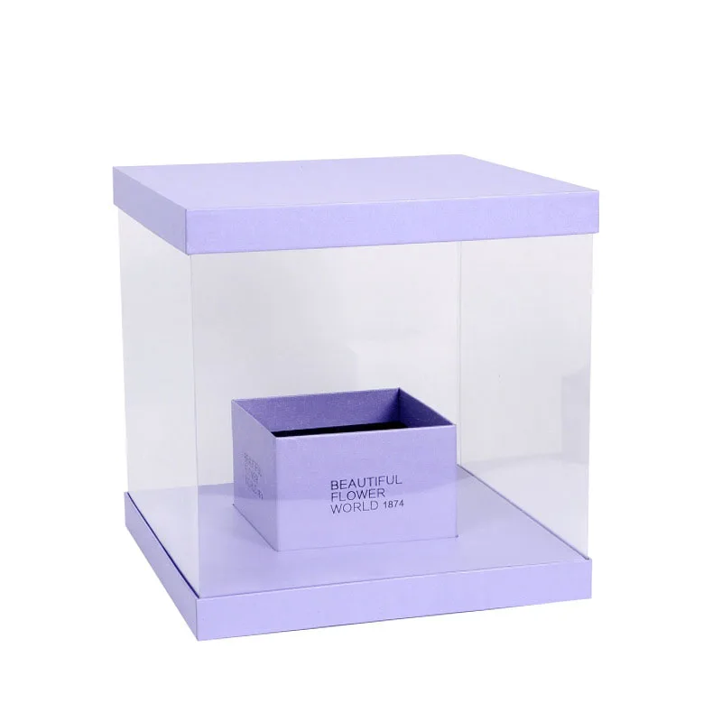 Gift Paper Rose Hat Packaging Luxury Flower Box
