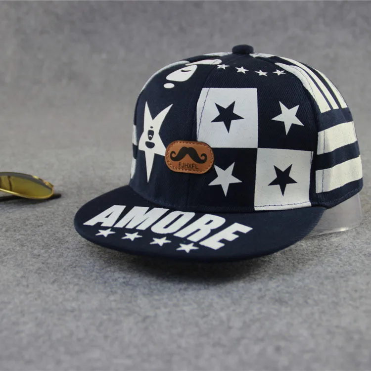 2016 Limited Print New Fashion Casual Children Snapback Caps Child Printing Bone Gorras Hip Hop Adjustable