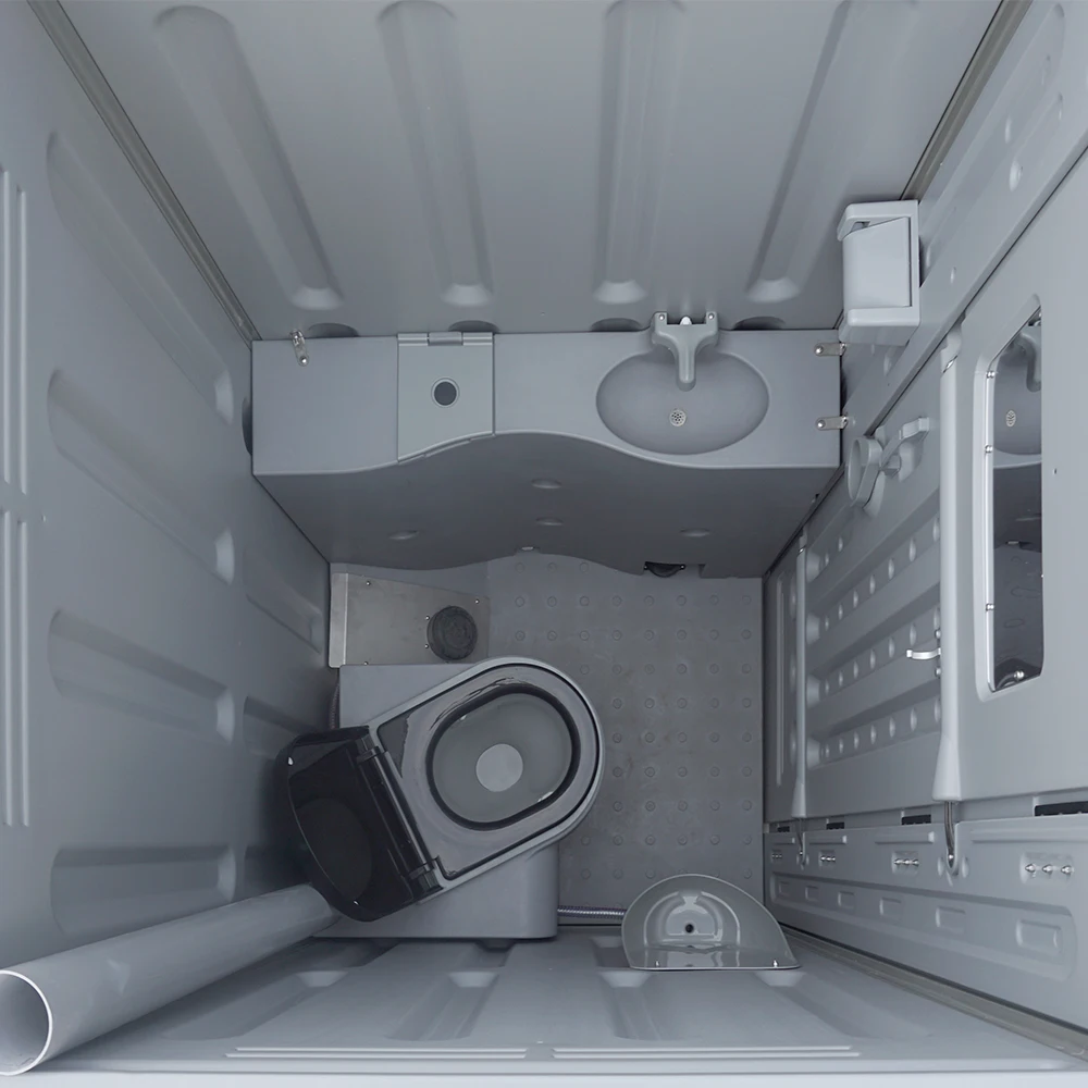 Australia market metal base toilet portable mobile plastic toilet used for rent