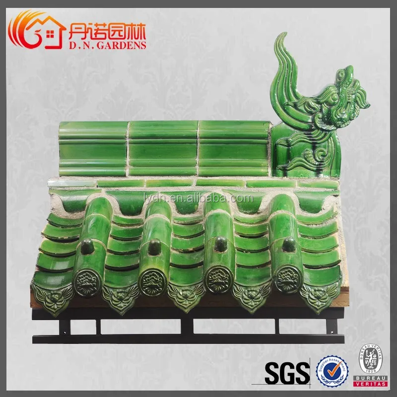 Chinese Roof Tiles-green