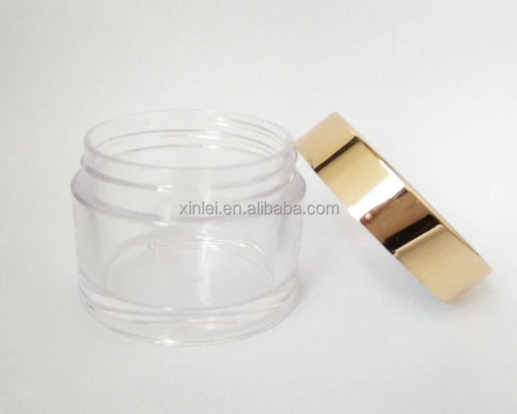 Банка с золотой крышкой 12 унций, 350 г, пластиковая Косметическая банка для крема PETG для ухода за волосами, а также контейнер для масла для тела