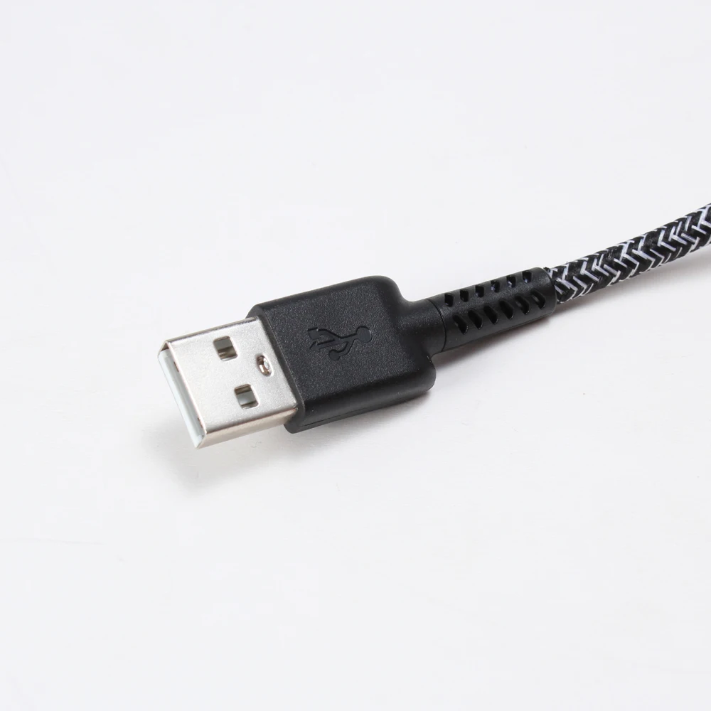 Hot Sell New Design Nylon Braided 2.4A fast Charging Type C Data Sync USB Cable From budi Factory