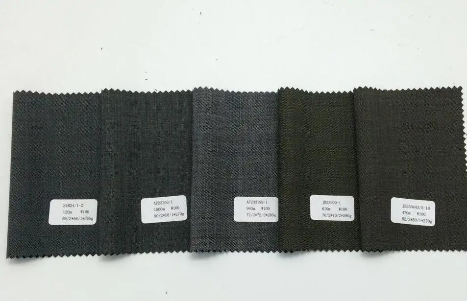 Шерстяной мешок Hopsack из шерсти для мужского костюма