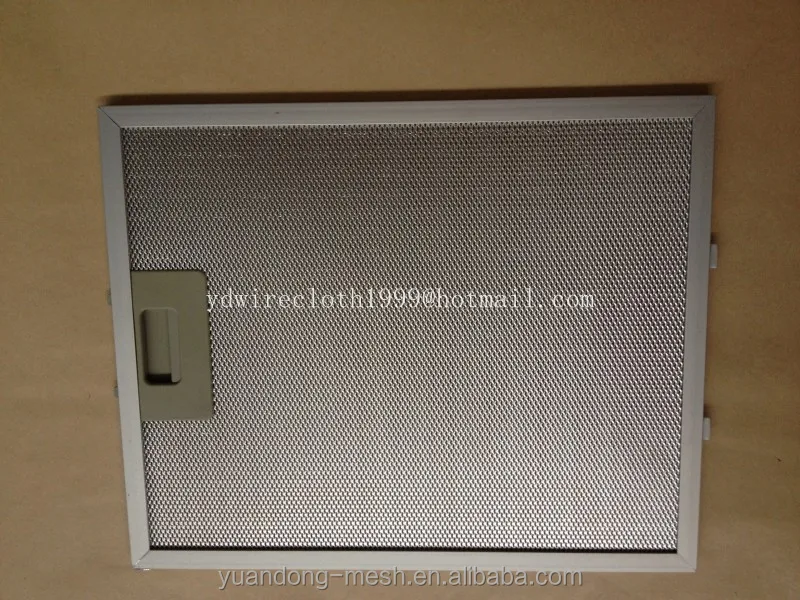 Aluminium filter for cooker hood