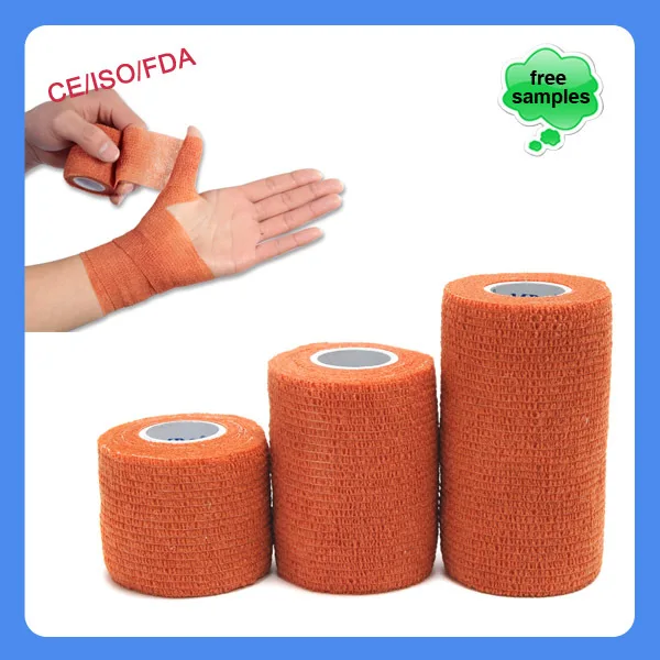 
High Quality Sports medical color self adhesive Bandage boxing tape 