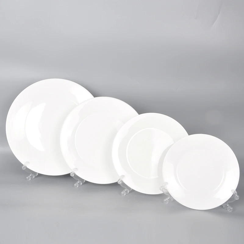 Sample Available Factory Porcelain Plates Restaurant Ceramic Dinner Hotel Dinner Dishes Plates Sets Dinnerware