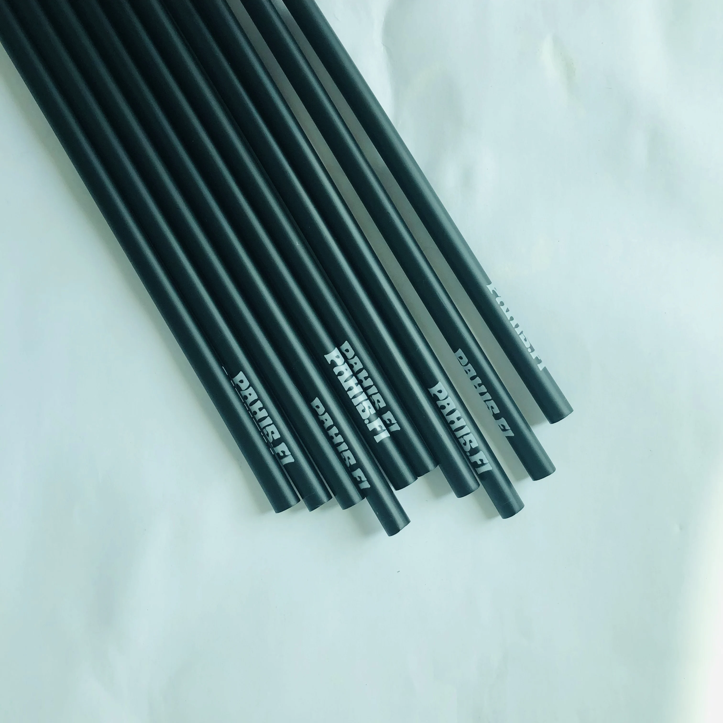 100 шт Черный одноразовые пластиковые питьевые соломинки удлиненные изгиб всасывающая трубка присоски для пивной бар сока