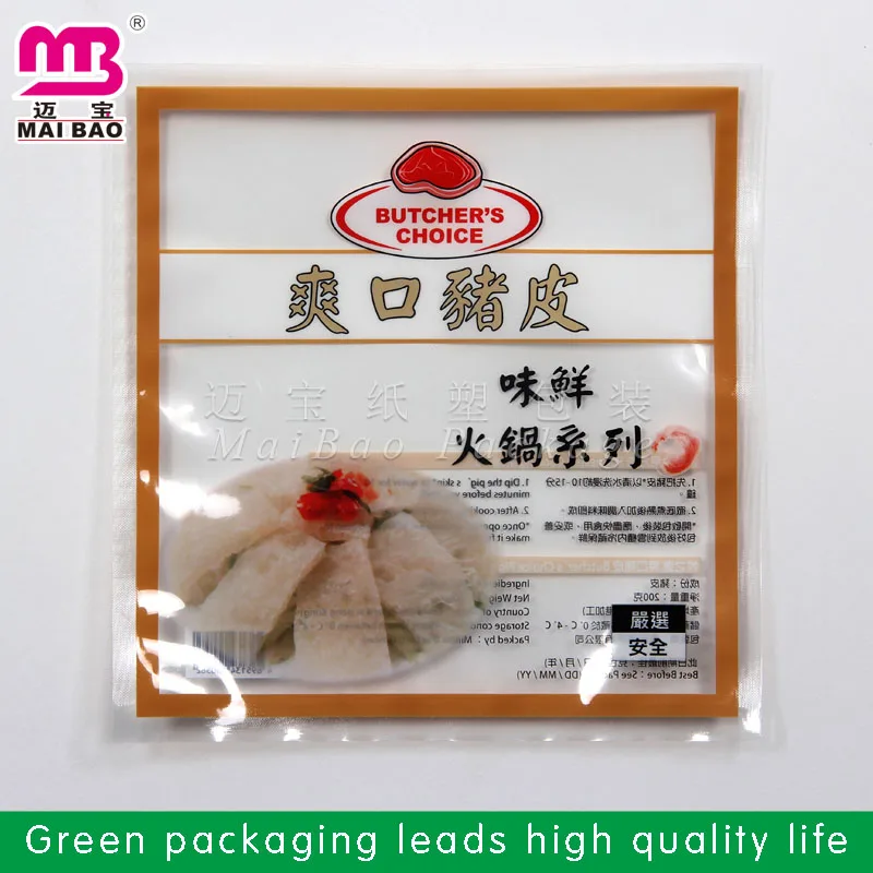 20 лет опыта& совершенное печати тепла запечатанном frozed прозрачный пластиковый мешок для производства продуктов питания