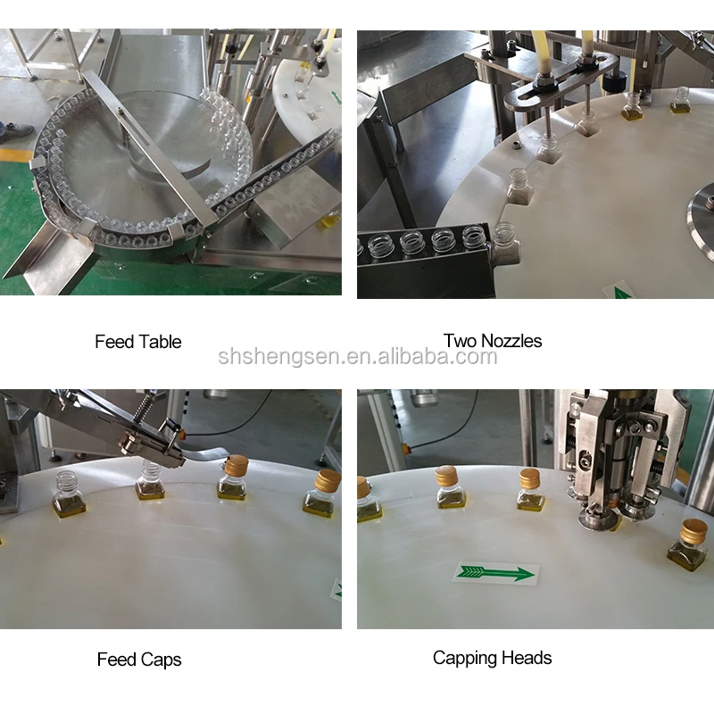 Fully Automatic Olive Oil Filling Equipment / Coconut Oil Bottle Filling Machine