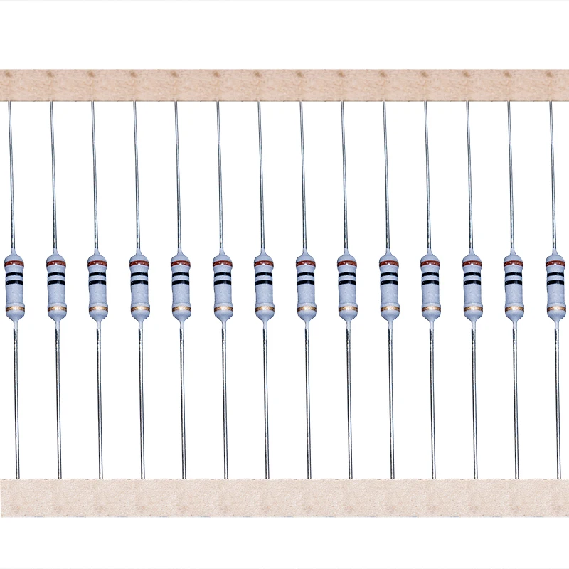 
QCR electronic component fixed resistor FKN 1 watt 10 ohm wire wound fuse resistor with non-flame encapsulant through package 