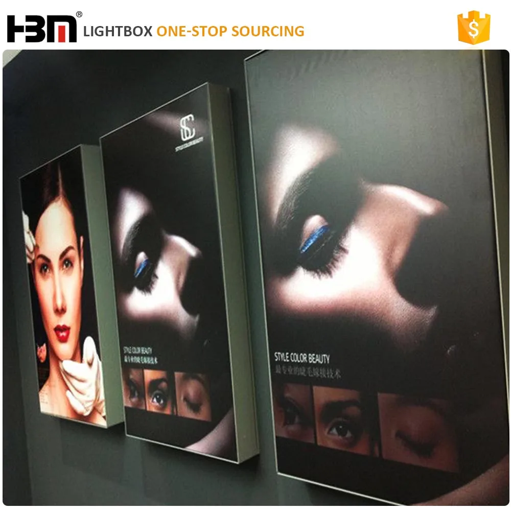 Backwall Decorations Display Ad Sign Dynamic Lightbox