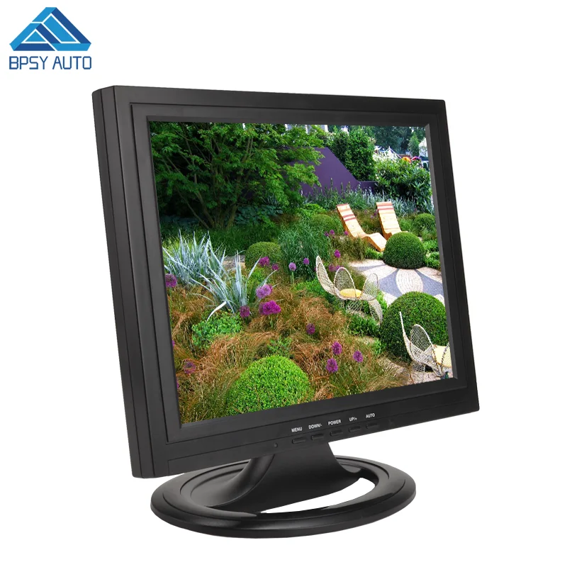 Square LCD Monitor with TV Port 17 Inch HDMIED Input LCD TV Monitor