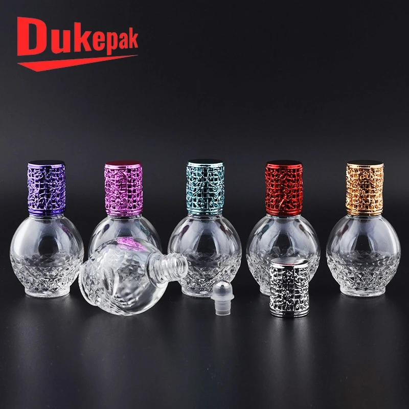 Wholesale egyptian 10 ml glass perfume roller bottles with cap
