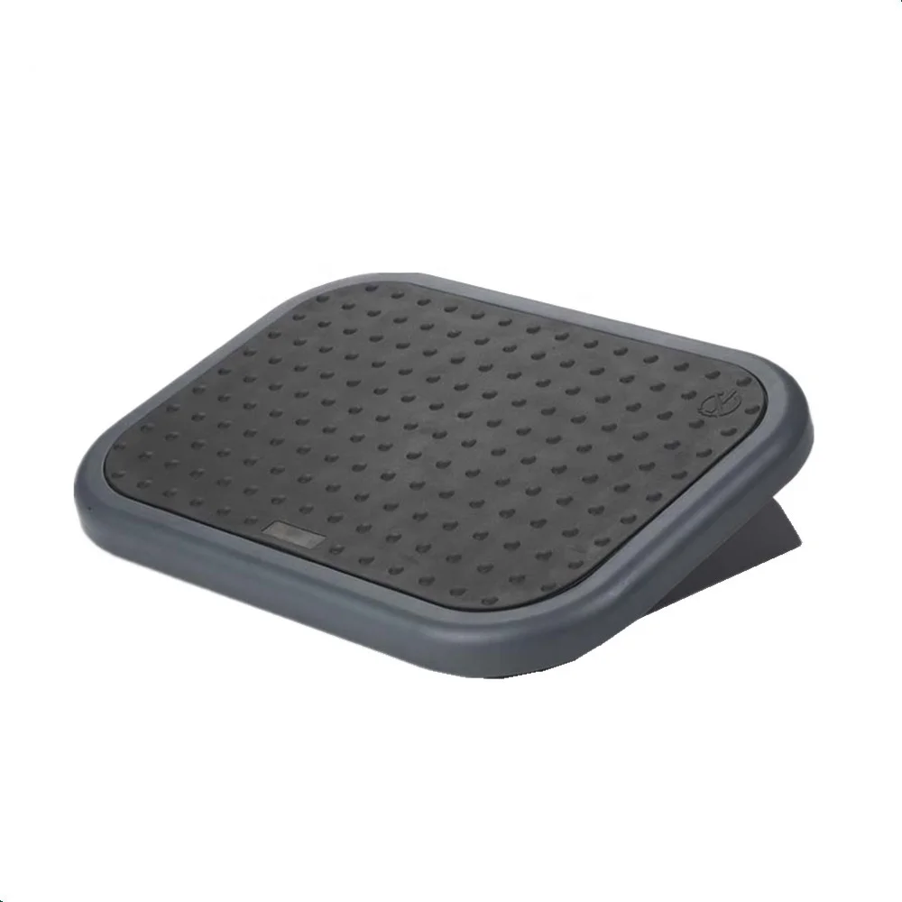 Ergonomic plastic&steel  adjustable portable footrest