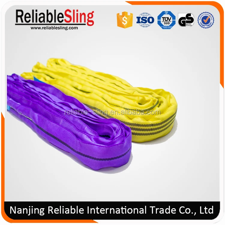 
3 Ton Round Sling Machine Flat Web or Webbing Sling From China 