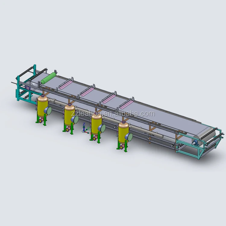 
Industrial Sewage Solid liquid Separation Rubber Belt Vacuum Filter Press for Mine/Chemical Sewage 