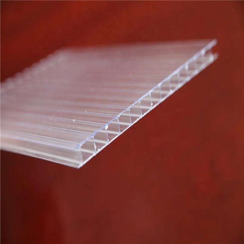 clear hollow polycarbonate sheeting/polycarbonate hollow sheeting