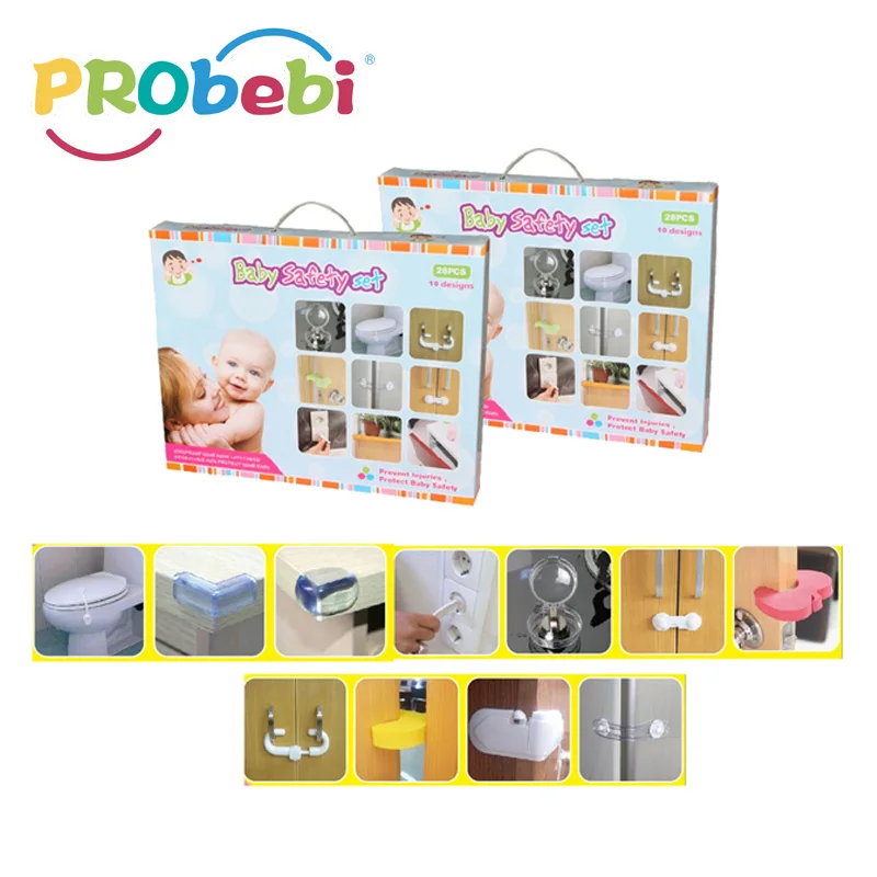 Child proof adjustable baby safety locks kit child safety lathes socket cover set