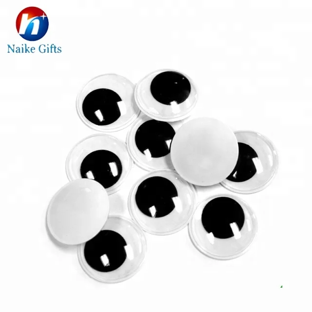 
Eco-friendly Self-adhesive oval googly eyes for toy 