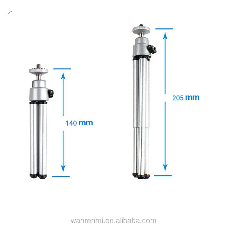 Extensible 2 joints tripod mini stabilized phone tripod stand with light weight and high quality