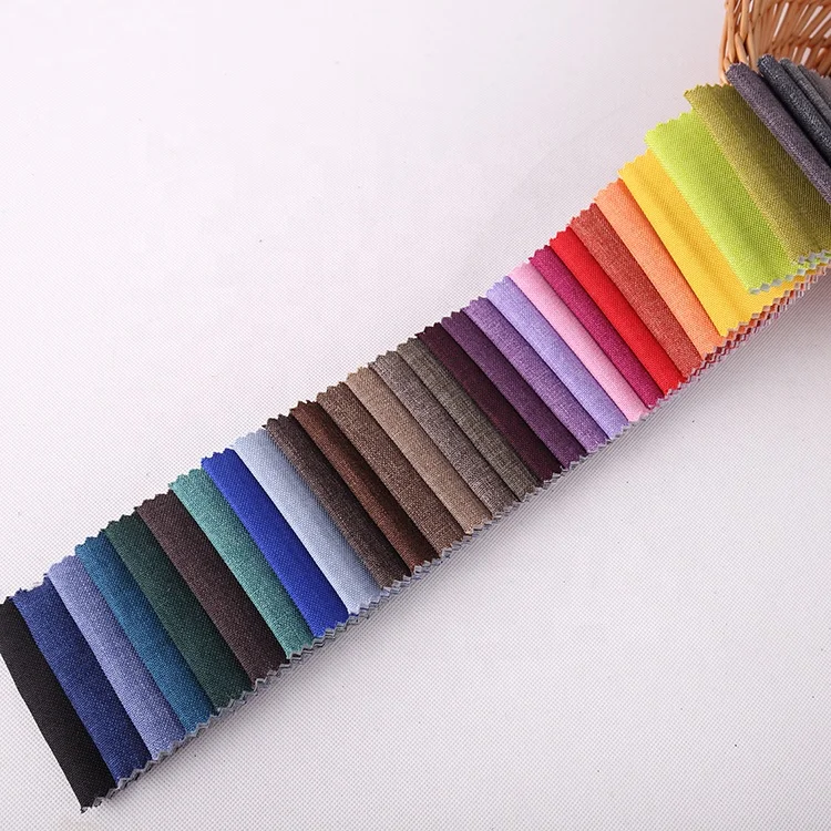 
Custom cationic polyester waterproof flexible polyester linen like fabric for tent 