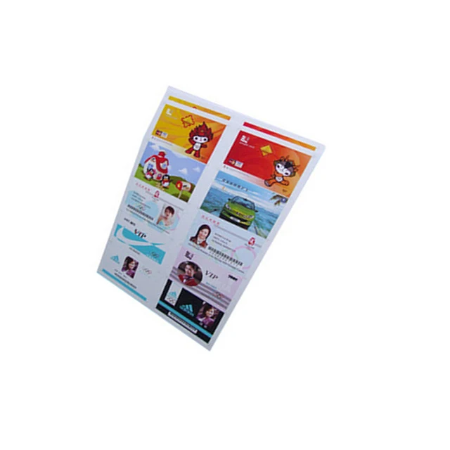 300 micron white inkjet printable pvc plastic sheet
