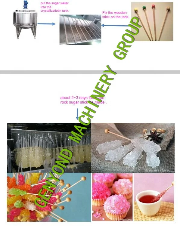 
Advance technology amber rock candy crystals making machine for sugar plant 
