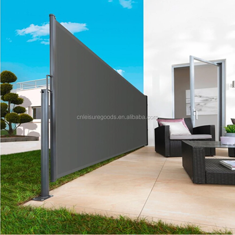 Uplion Outdoor Sunshade Patio Awning Garden Metal Steel Aluminium Side Awning